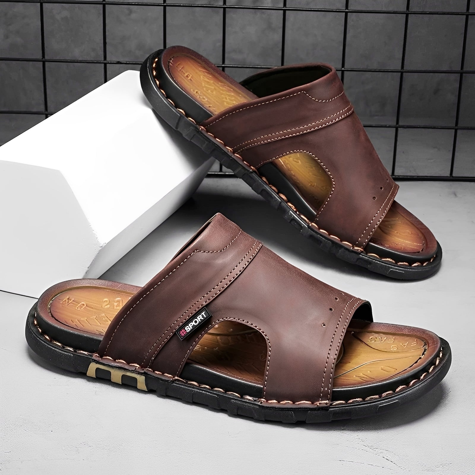 Kent - Sandales confort à semelle flexible