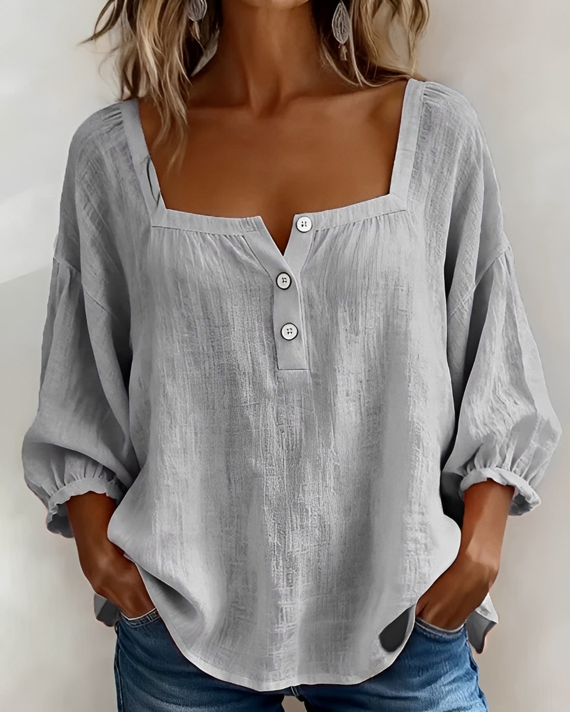Corey - Blouse Longue Décontractée
