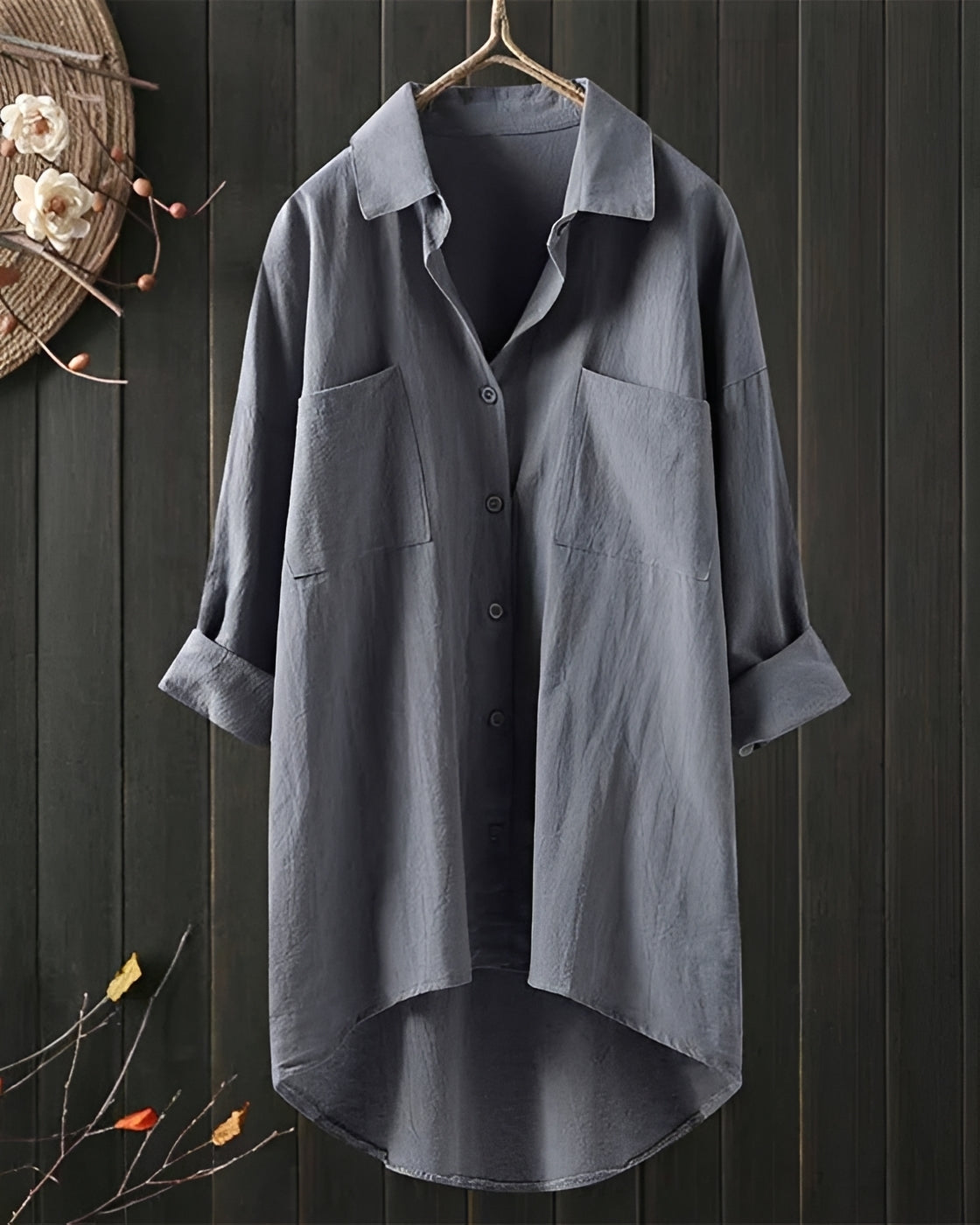 Wilma - Blouse Ample à Manches Longues