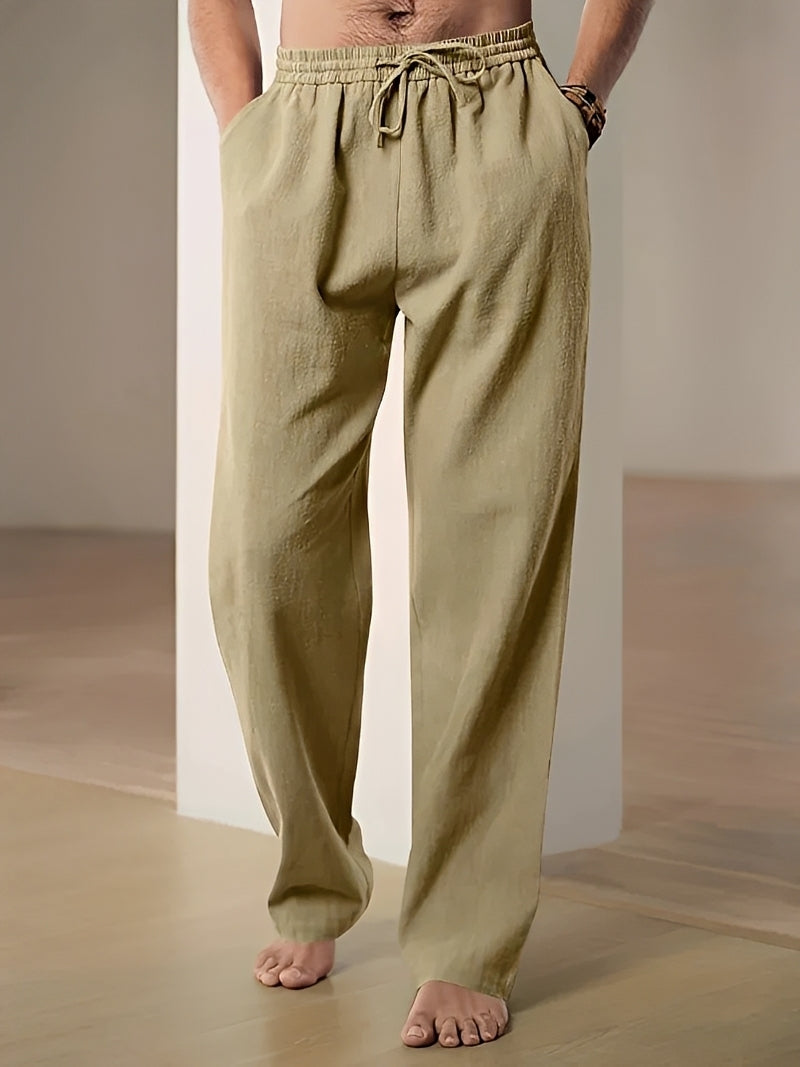 Hooper - Pantalon Décontracté avec Ceinture Élastique