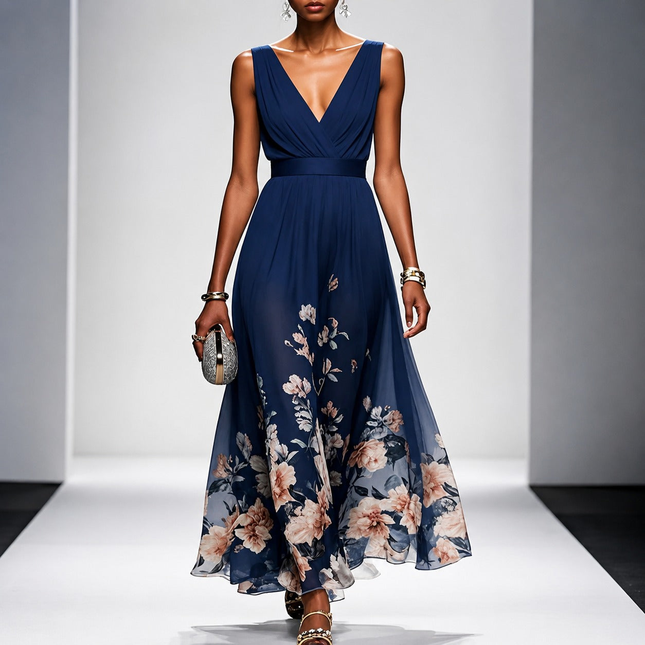Tanisha - Robe Maxi à Imprimé Floral