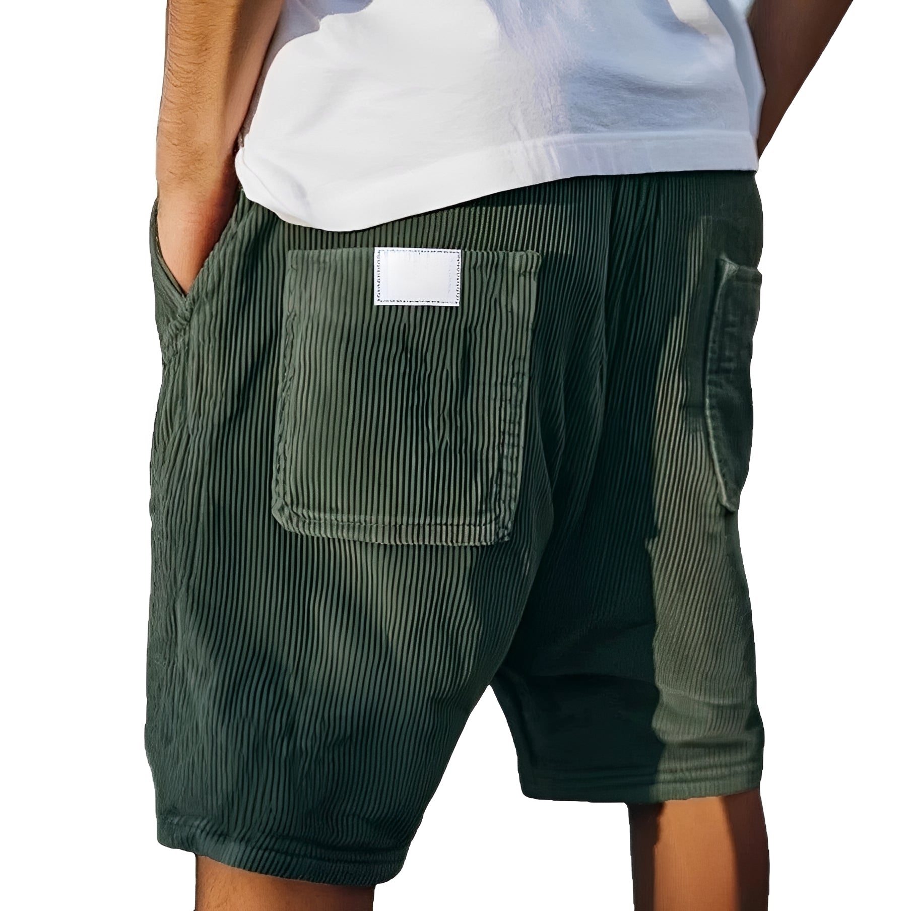 Ritchie - Shorts relax à texture côtelée
