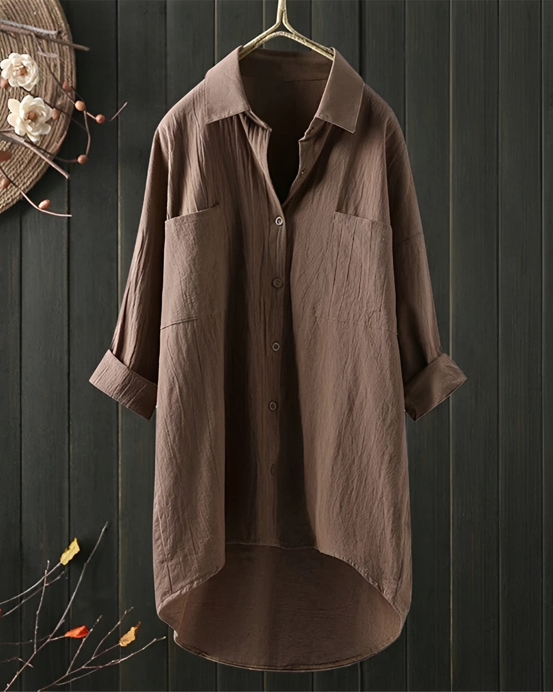 Wilma - Blouse Ample à Manches Longues
