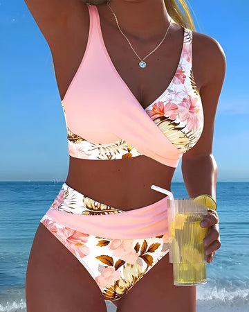 Eleri - Bikini à motif de fleurs élégant