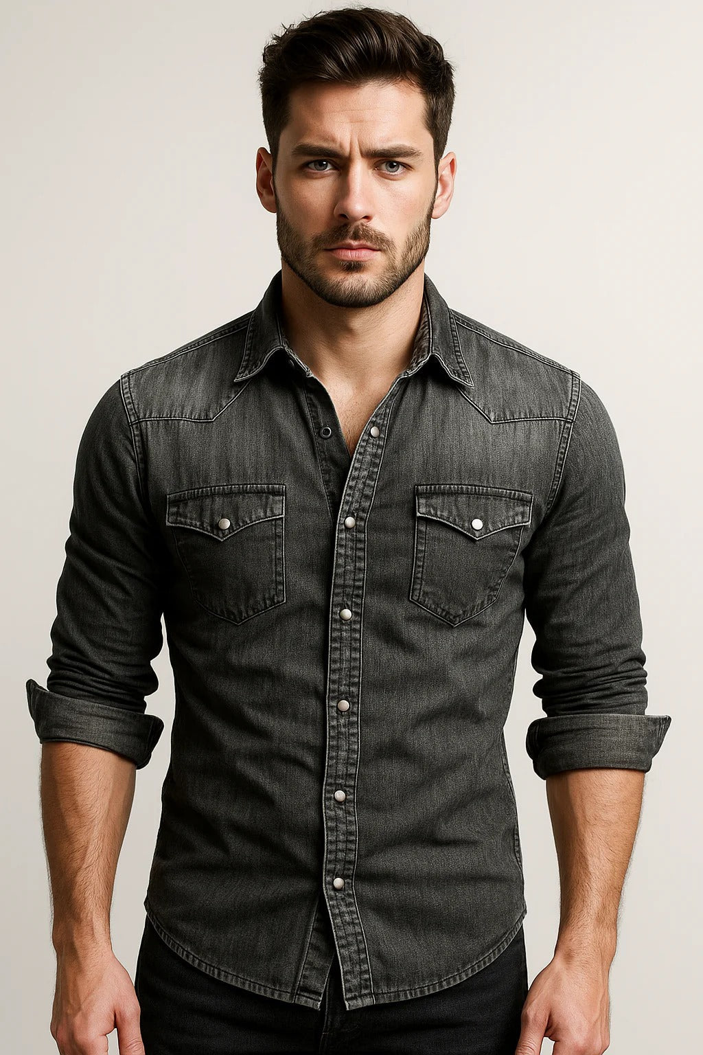 Hebert - Chemise Relax avec Manches Longues