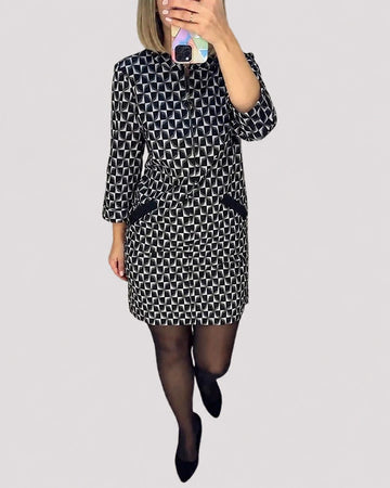 Michelle - Robe élégante à manches longues