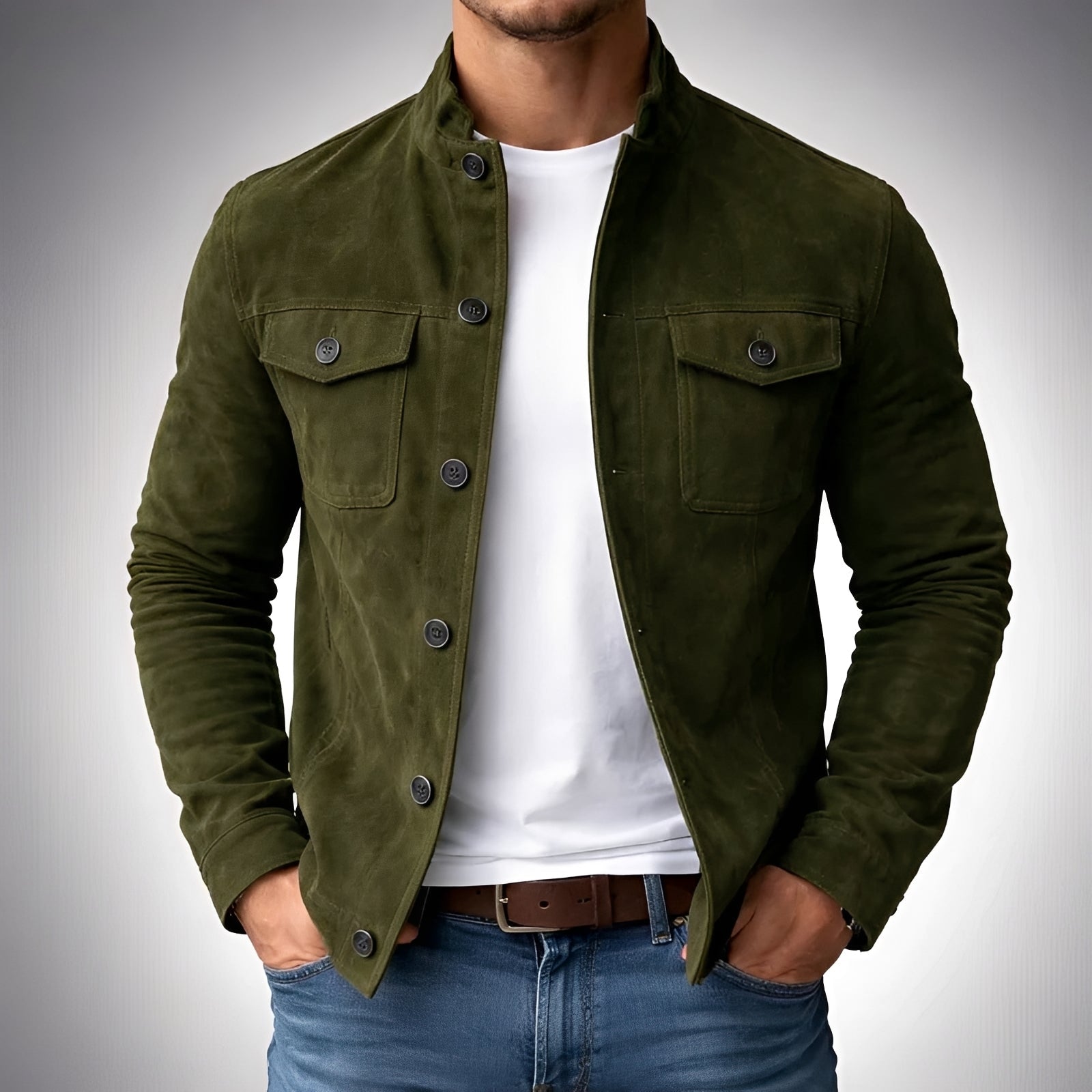 Gideon - Blazer Décontracté avec Boutons