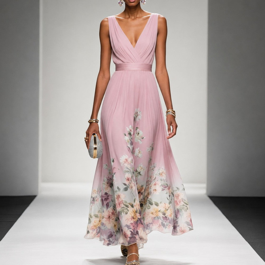 Tanisha - Robe Maxi à Imprimé Floral