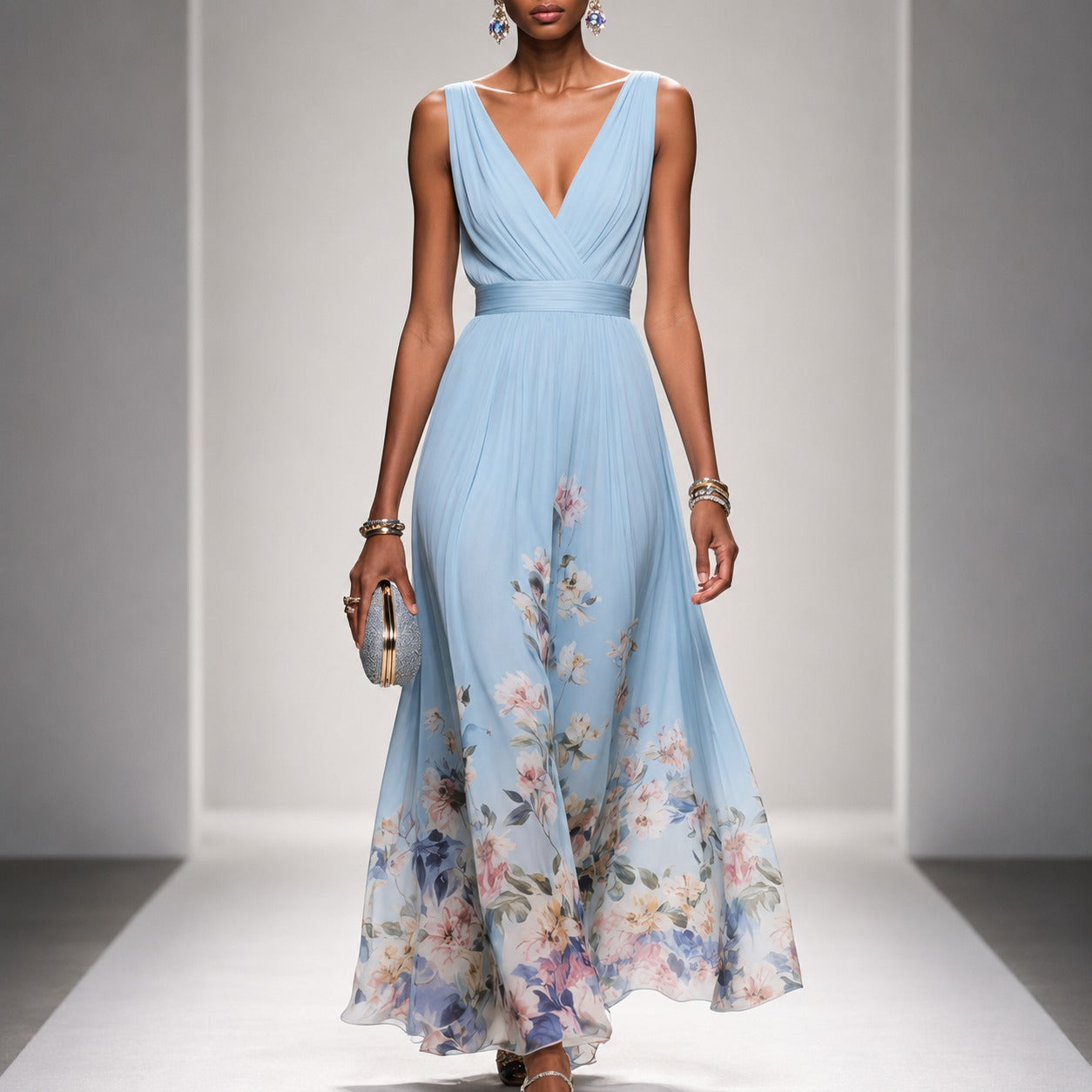 Tanisha - Robe Maxi à Imprimé Floral