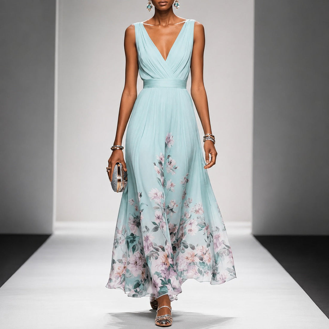 Tanisha - Robe Maxi à Imprimé Floral