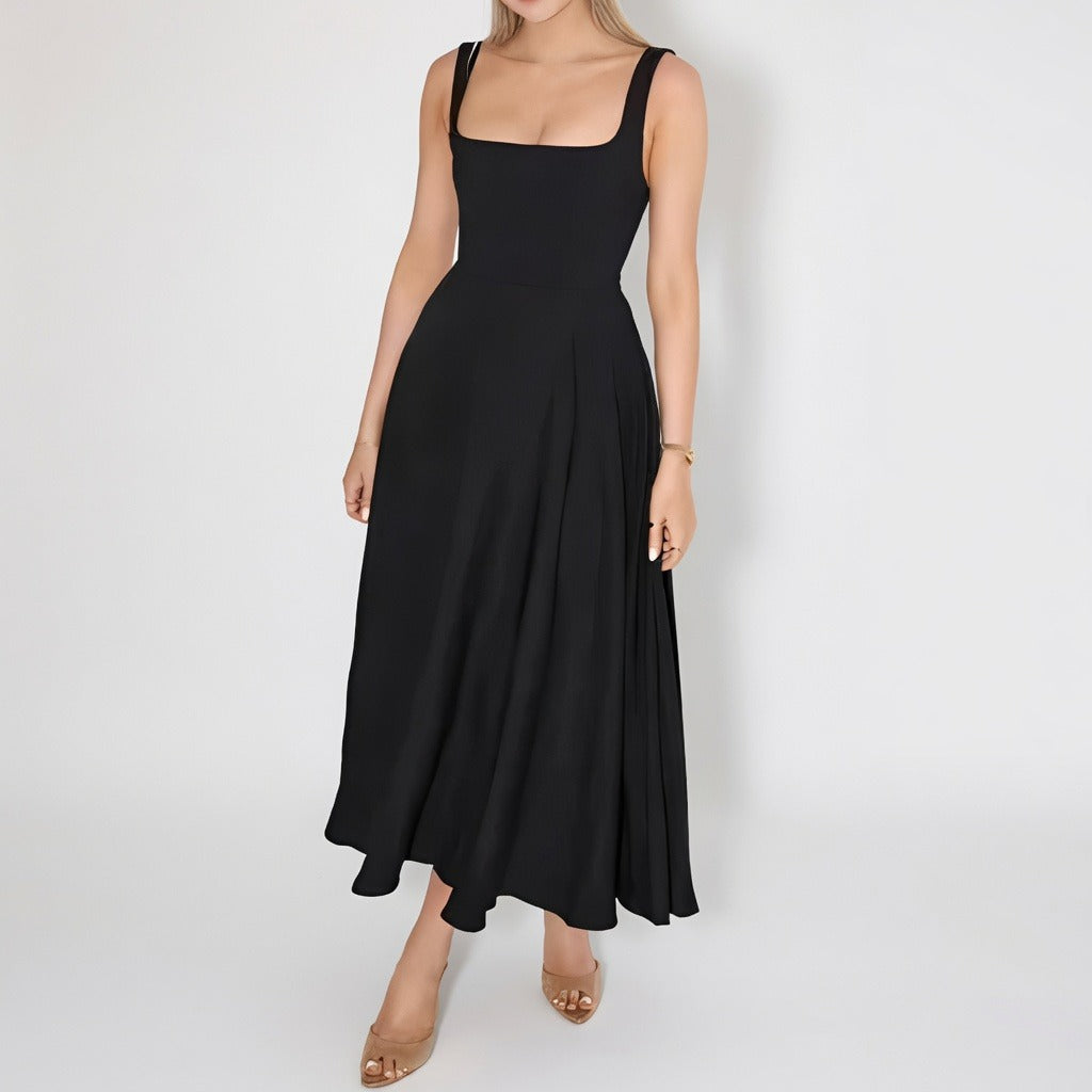 Blair - Robe Midi Élégante et Simple