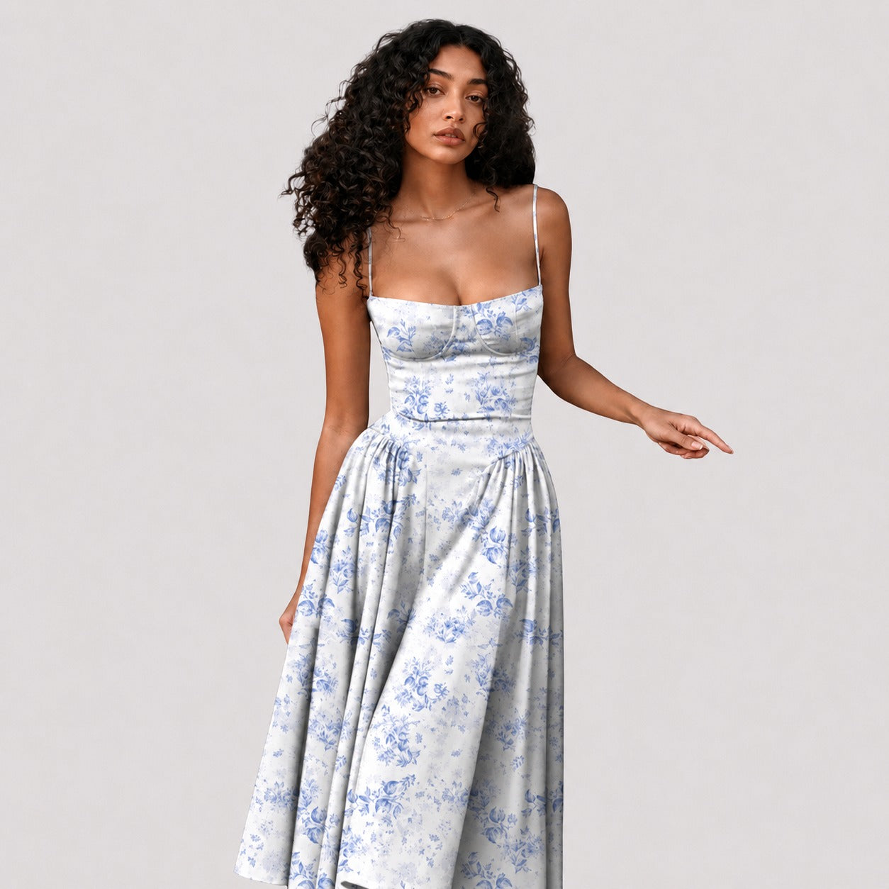 Hadley - Robe caraco sophistiquée
