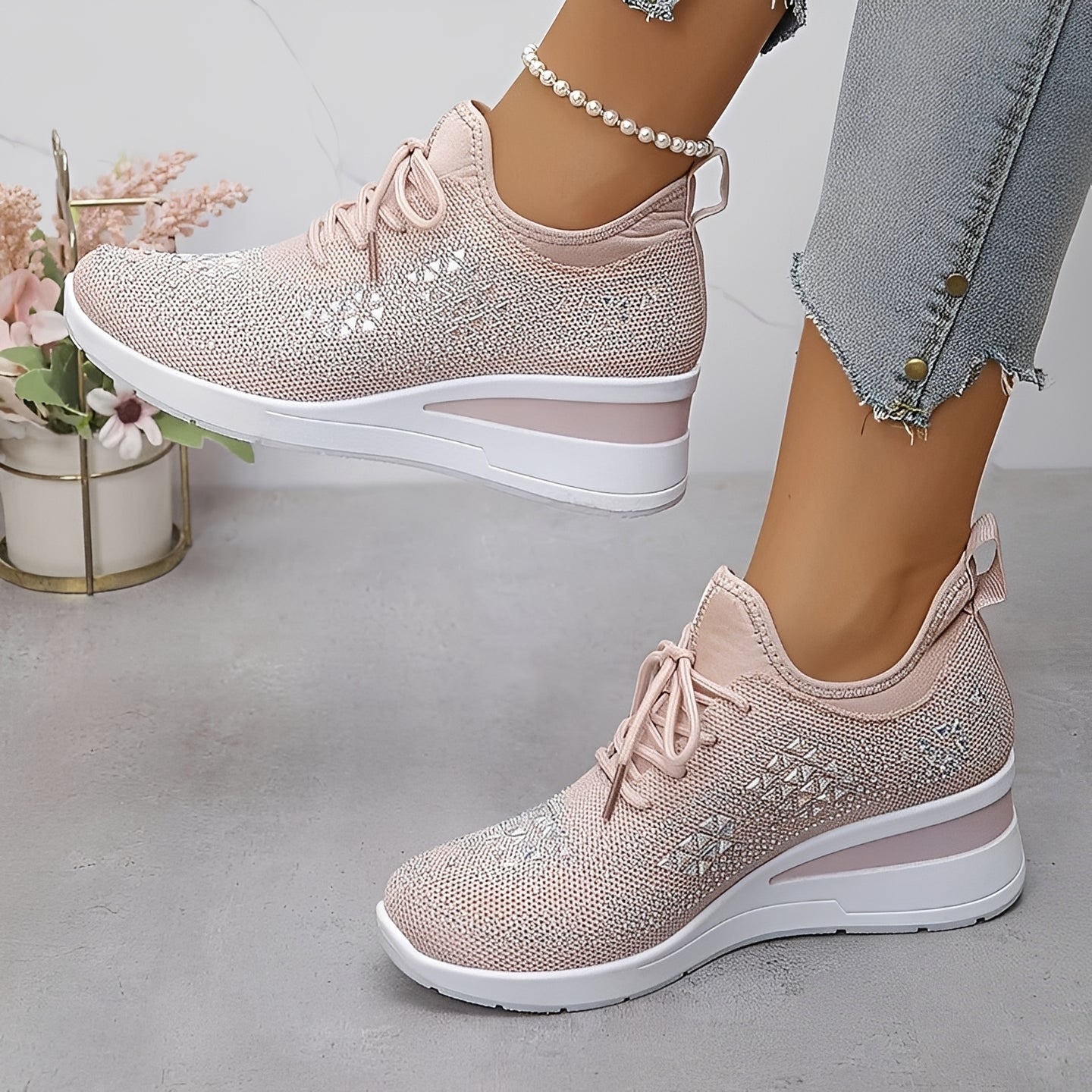 Brenda - Chaussures à Talons Compensés Élégantes