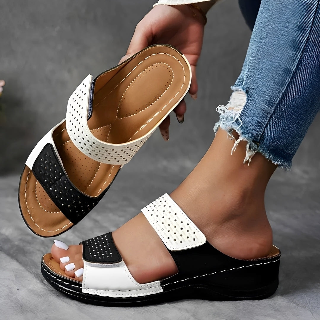 Lauren - Sandales confortables avec ouvertures