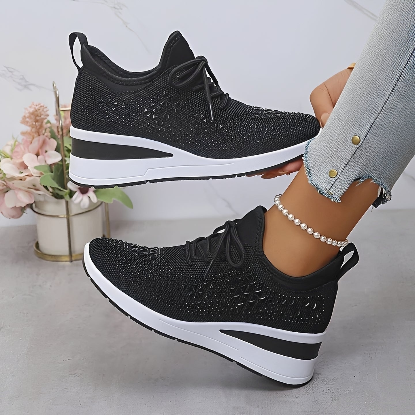 Brenda - Chaussures à Talons Compensés Élégantes
