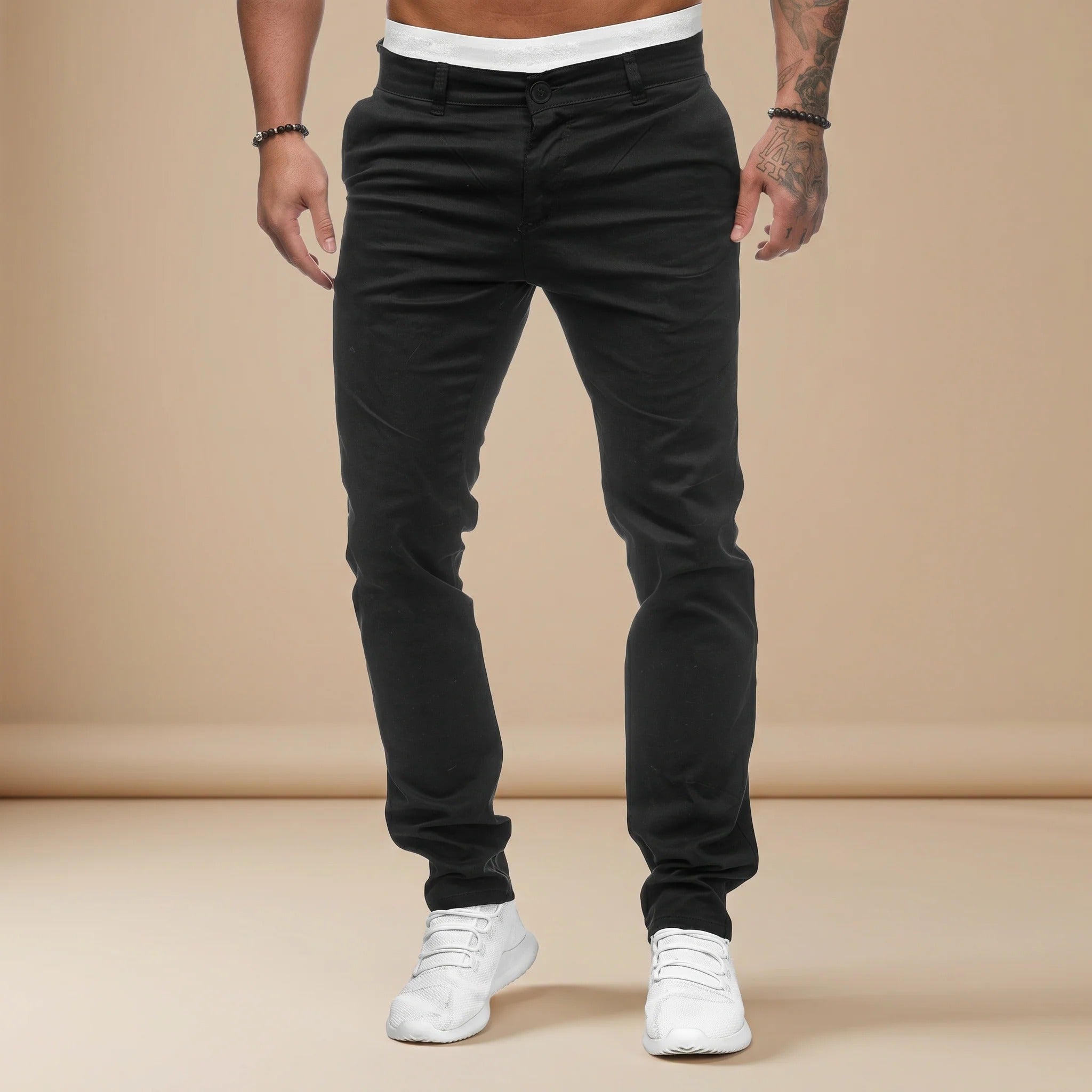 Arjan - Pantalon Ajusté Décontracté
