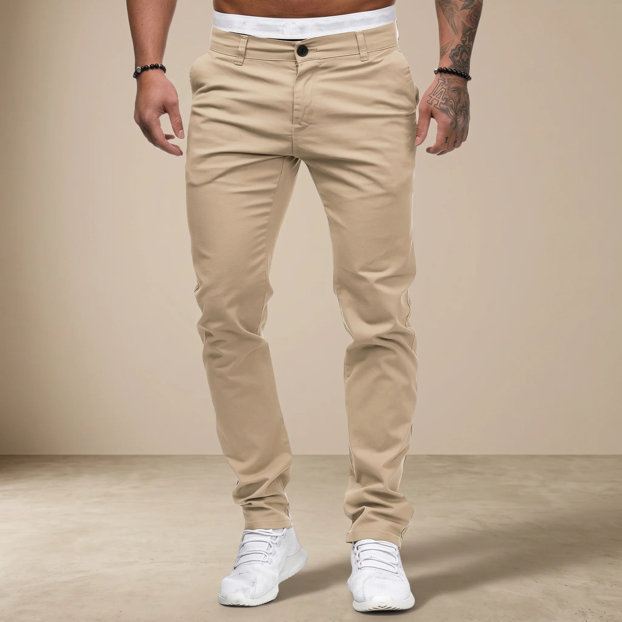 Arjan - Pantalon Ajusté Décontracté