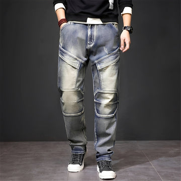 Myers - Pantalon Droit Élégant Délavé