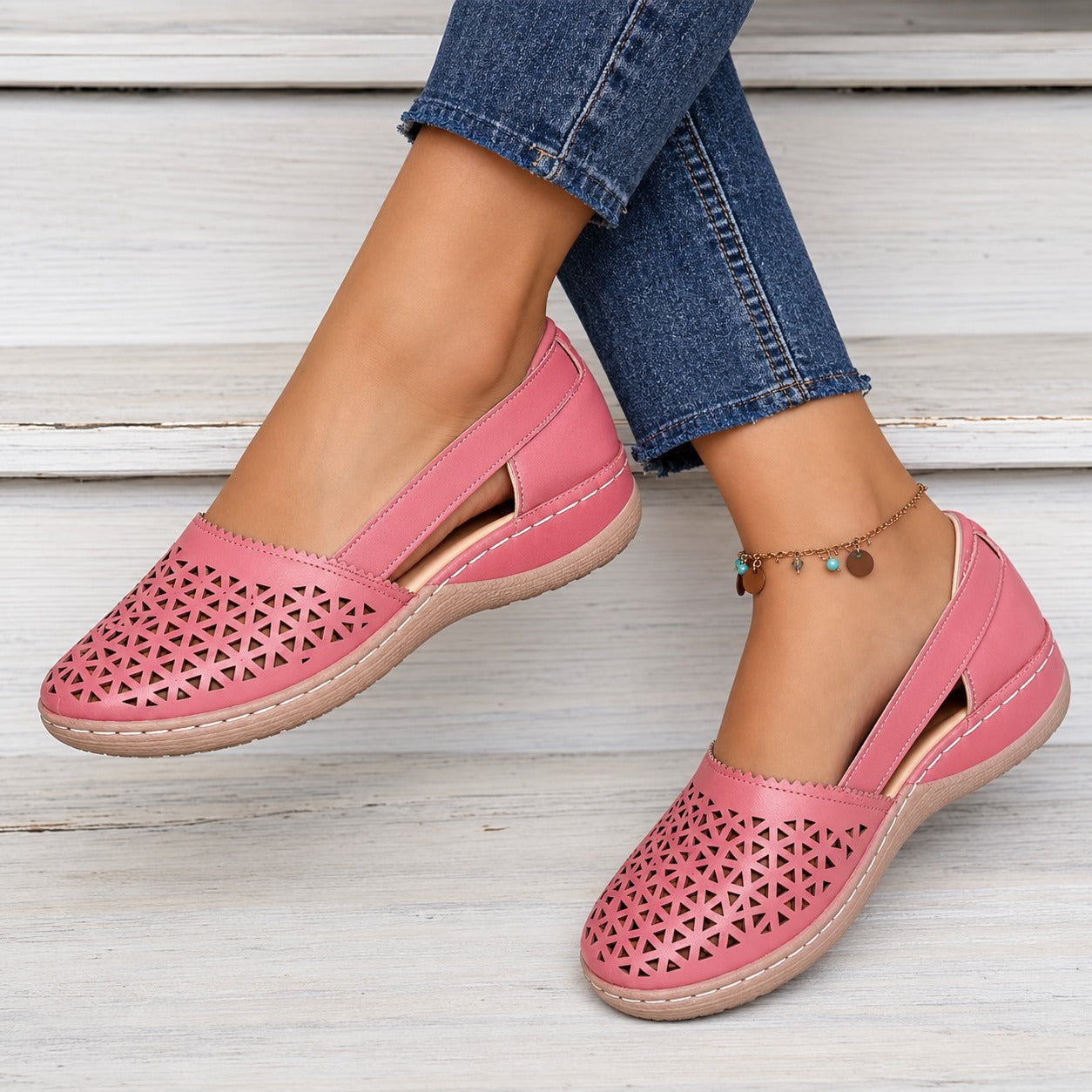 Tegan - Sandales stylées avec design