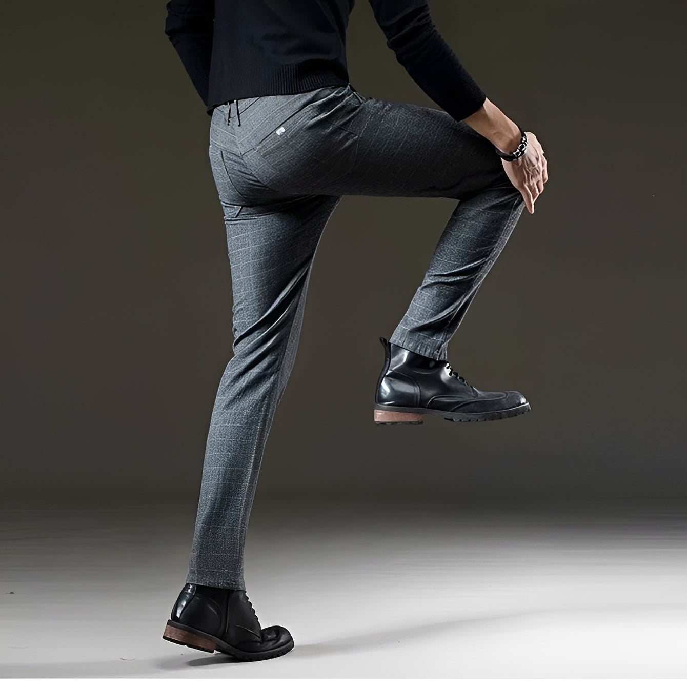 Kristian - Pantalon Élégant à Carreaux
