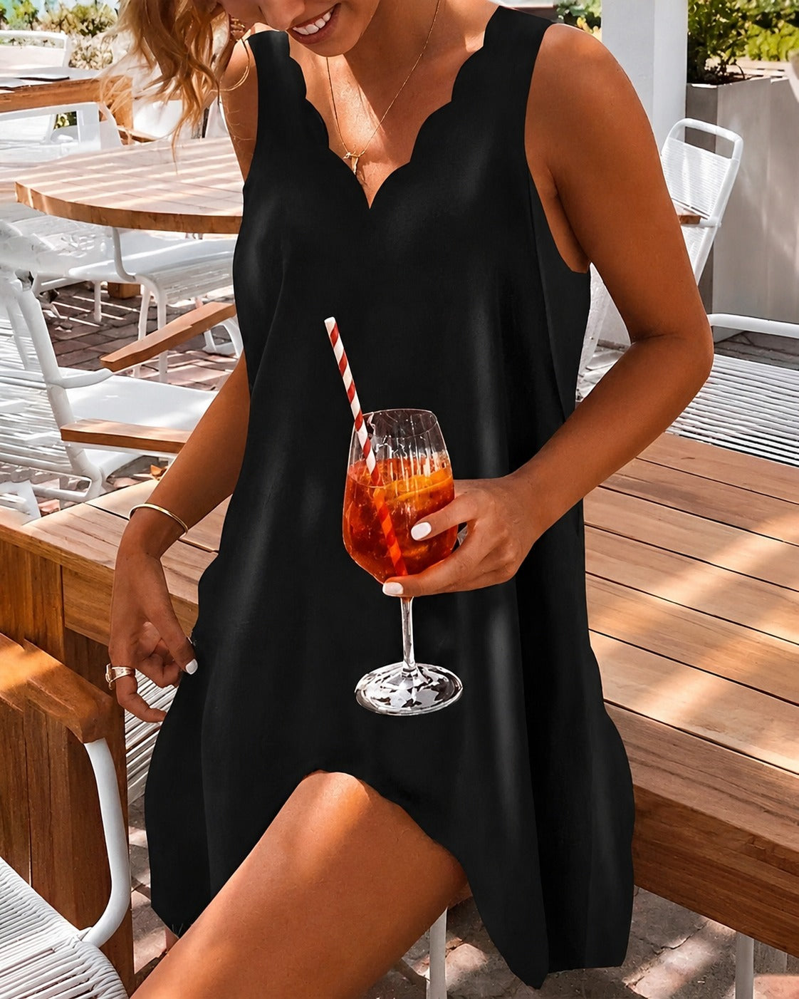 Addie - Robe Élégante sans Manches