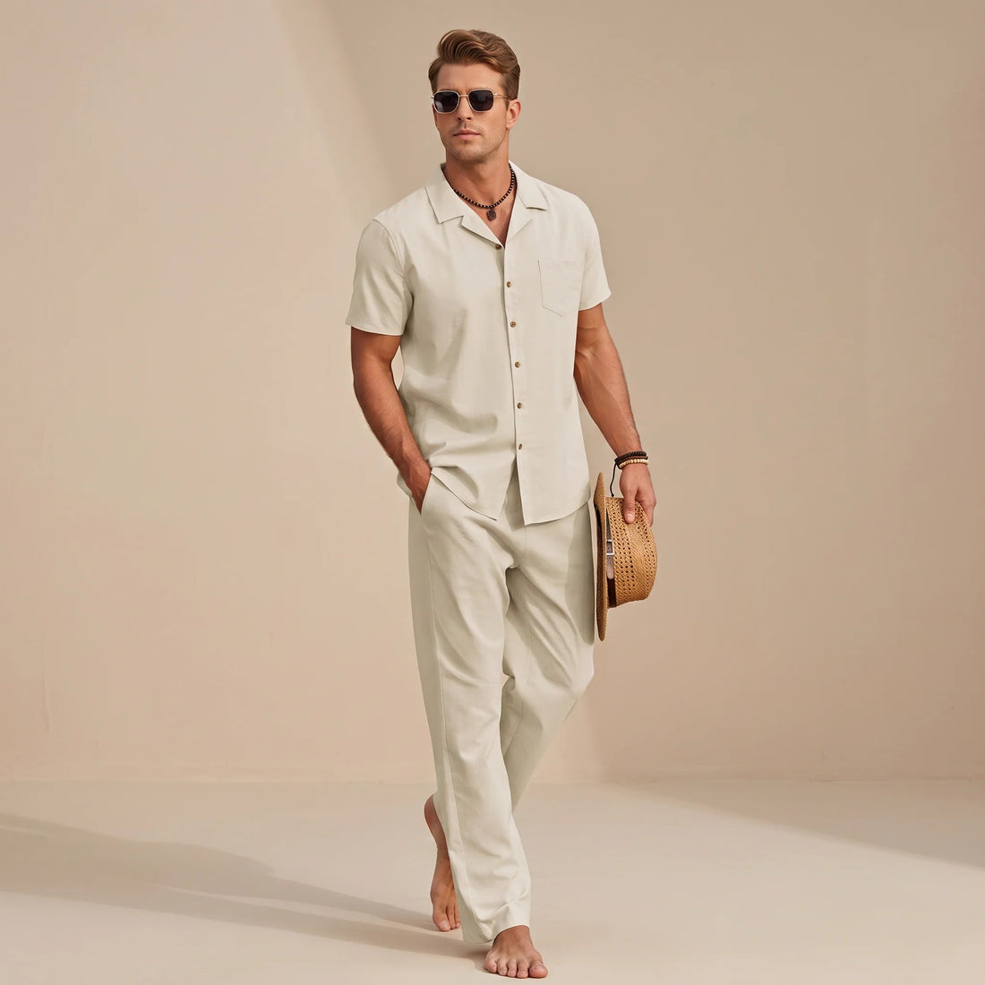 Hampton - Ensemble Chemise Décontractée Confort