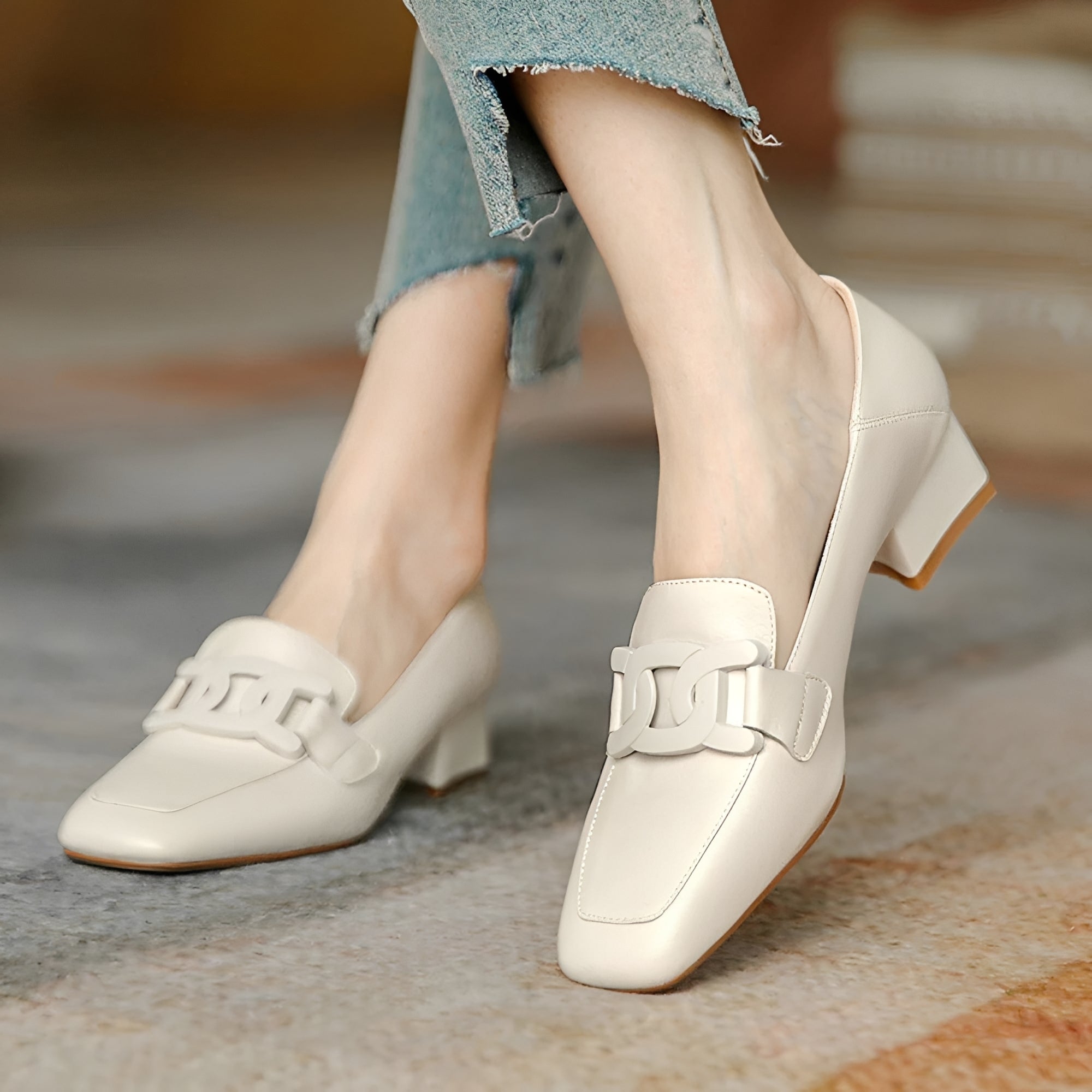 Maisha - Mocassins Chic à Talons