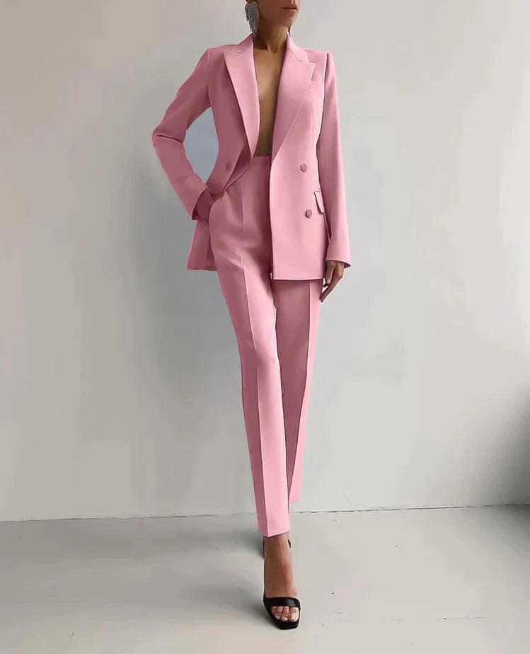 Marva – Ensemble Blazer et Pantalon Femme Élégant