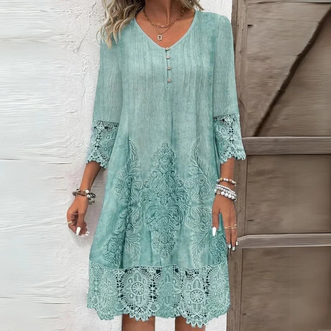 Jenna – Robe élégante pour femmes avec dentelle