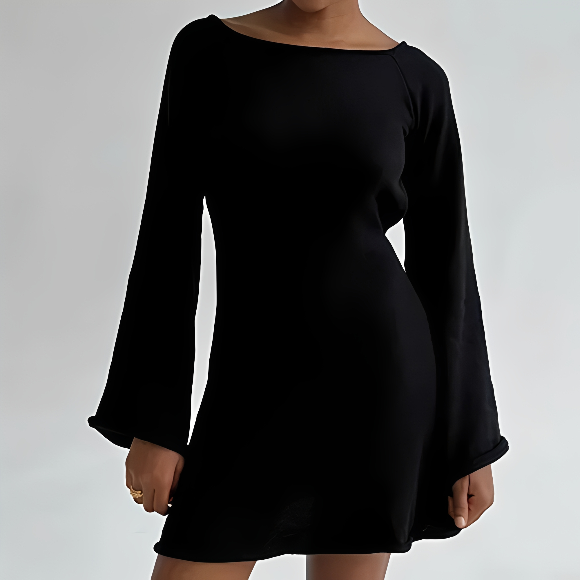 Aryana - Élégante robe d'été à manches longues pour femme
