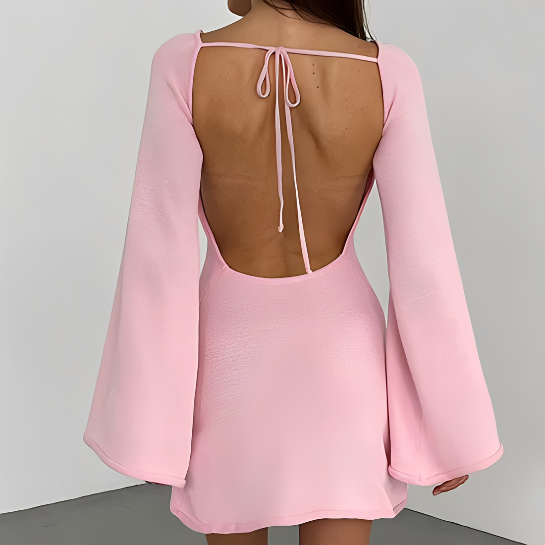 Aryana - Élégante robe d'été à manches longues pour femme