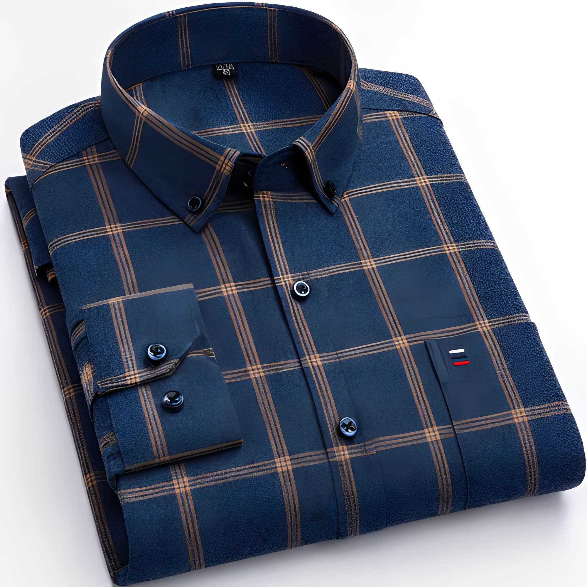 Lance - Chemise à carreaux pour homme à manches longues