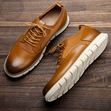 Silas - Chaussures de ville à lacets avec semelle profilée