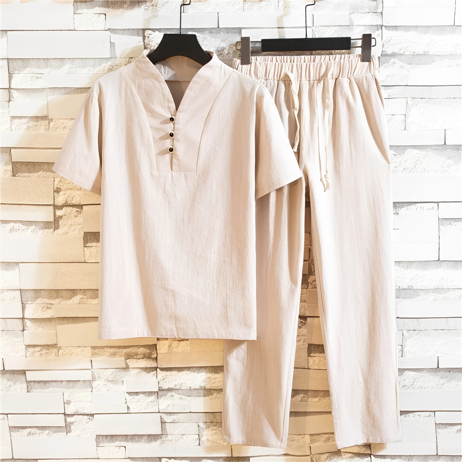Cyril - Set chemise et pantalon pour homme - pour les journées ensoleillées