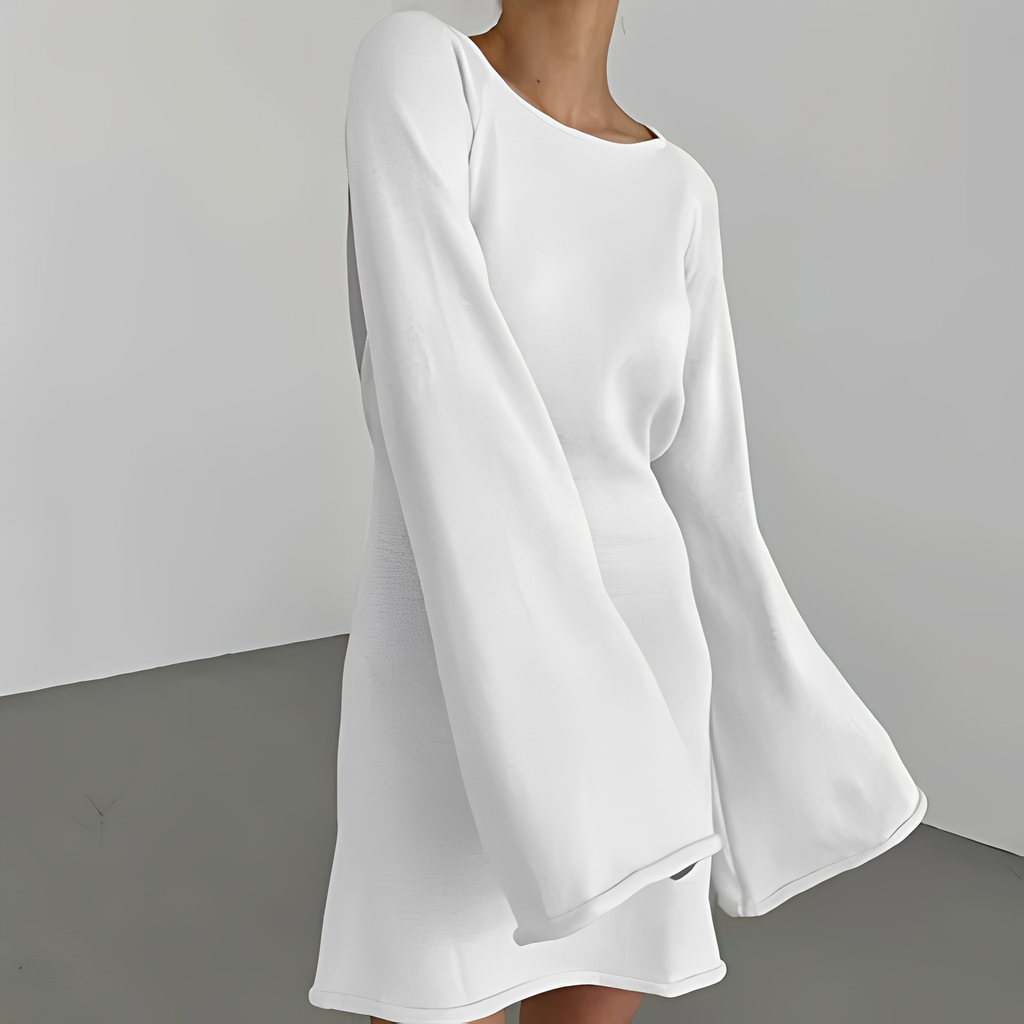 Aryana - Élégante robe d'été à manches longues pour femme