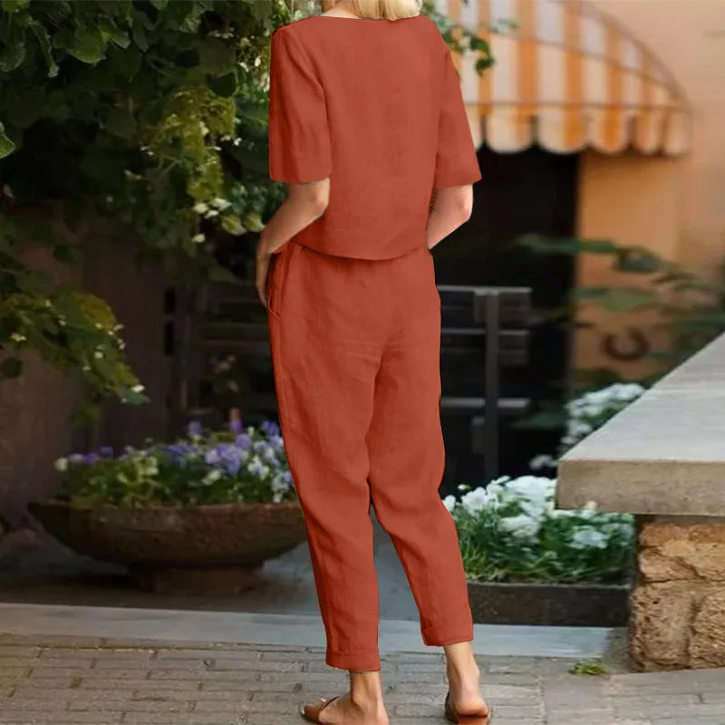 Charlotte - Ensemble de vêtements à manches courtes