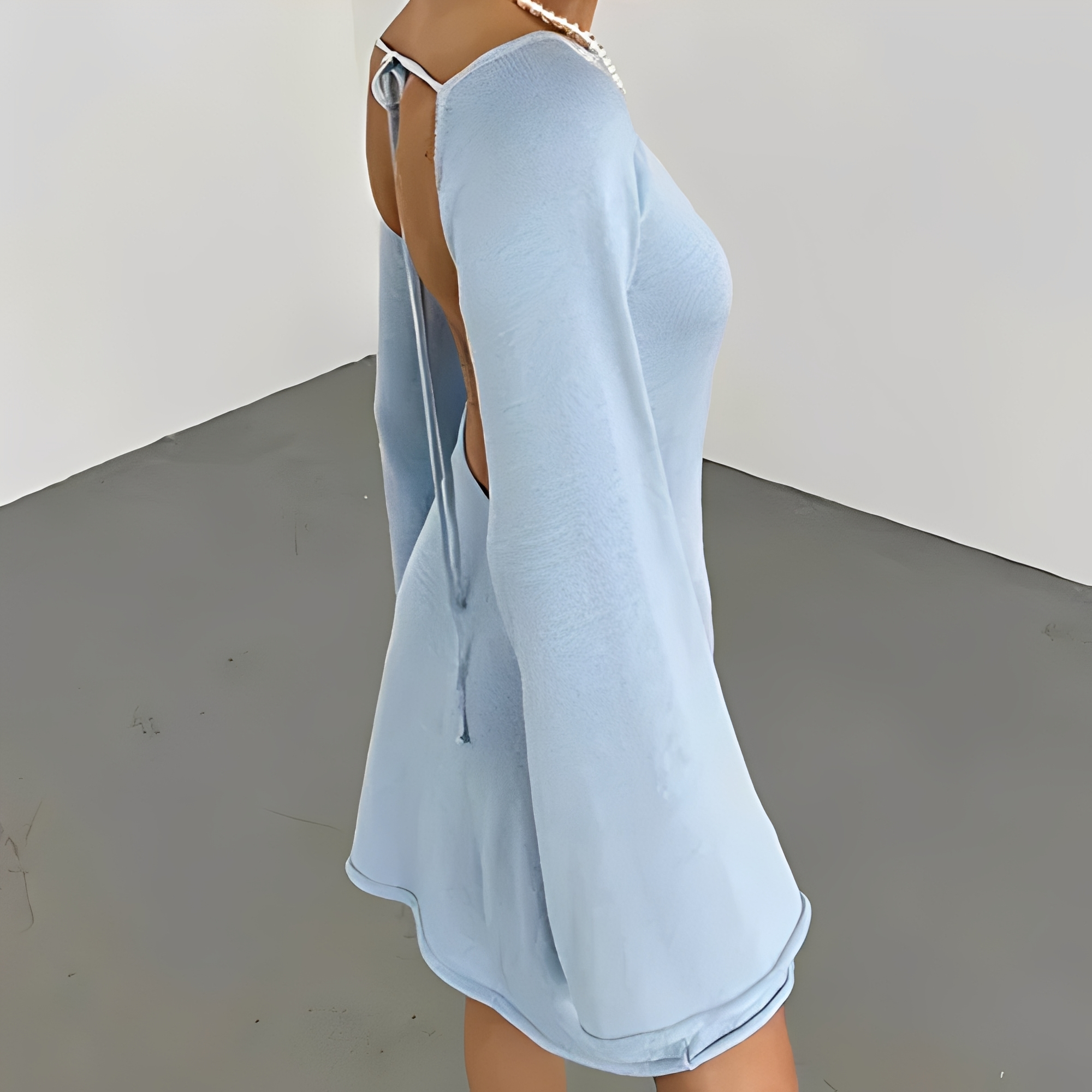 Aryana - Élégante robe d'été à manches longues pour femme