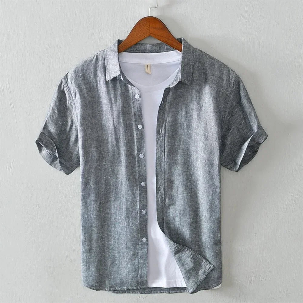 James - chemise à manches courtes avec fermeture à boutons devant
