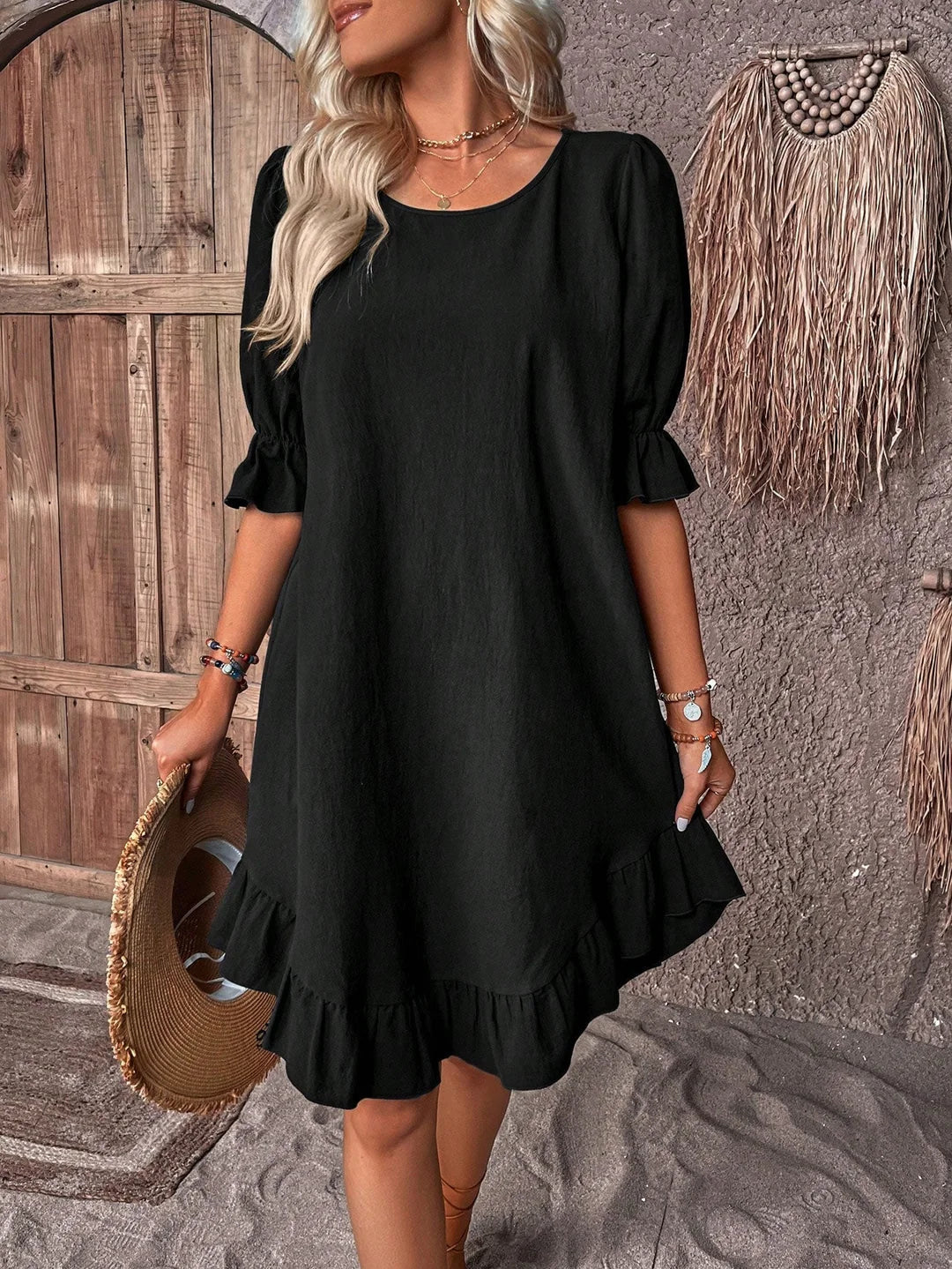 Joan – Robe volant élégante pour femmes