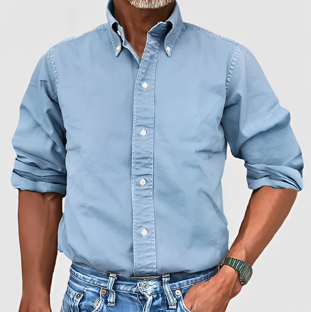 Erwan - Chemise classique homme manches longues