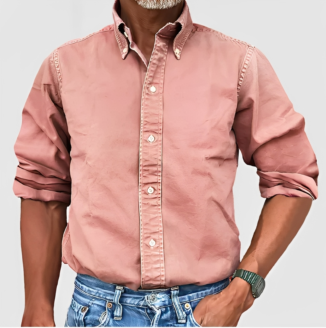 Erwan - Chemise classique homme manches longues