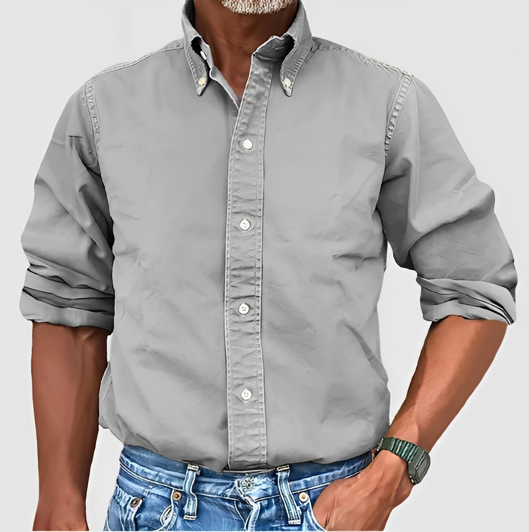 Erwan - Chemise classique homme manches longues