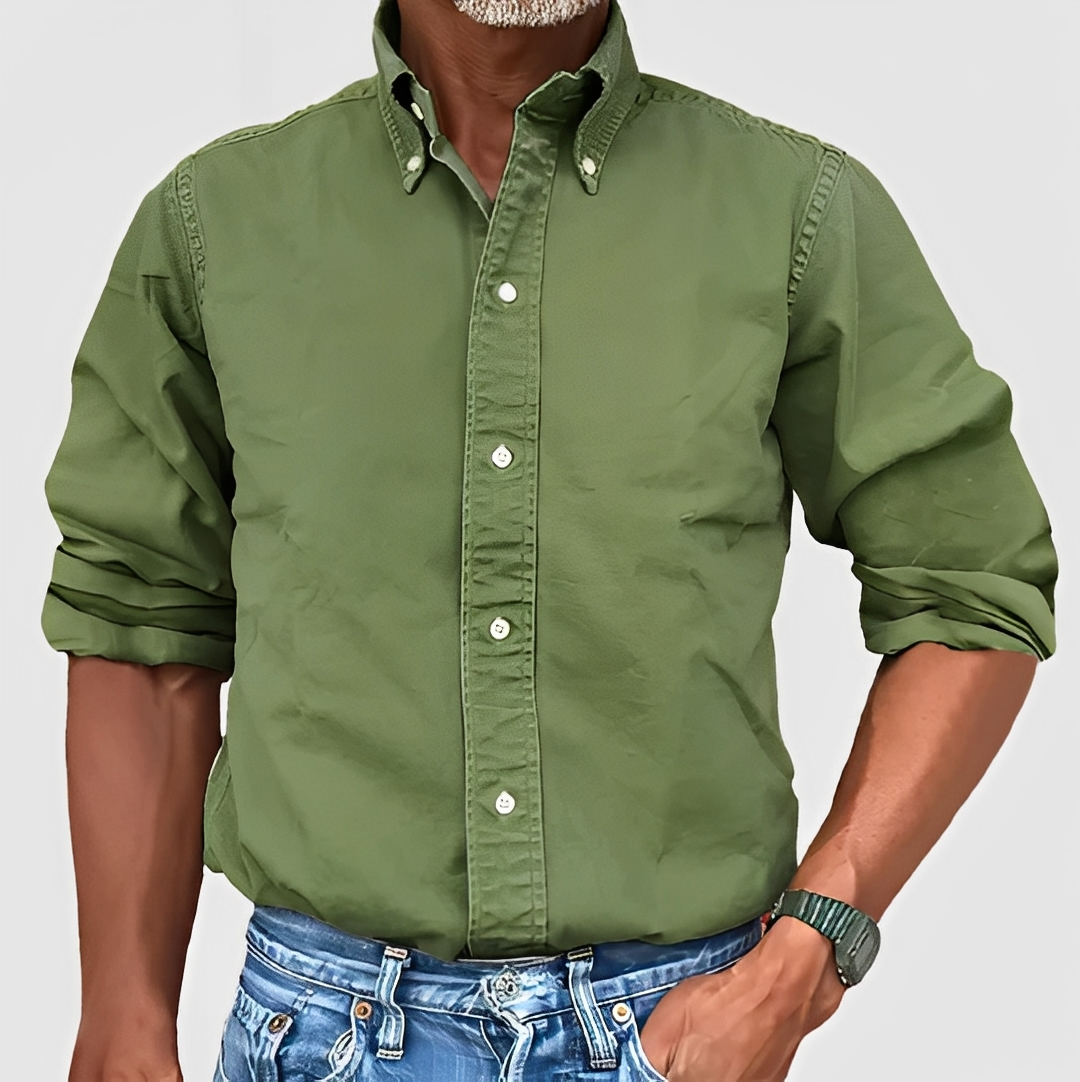 Erwan - Chemise classique homme manches longues