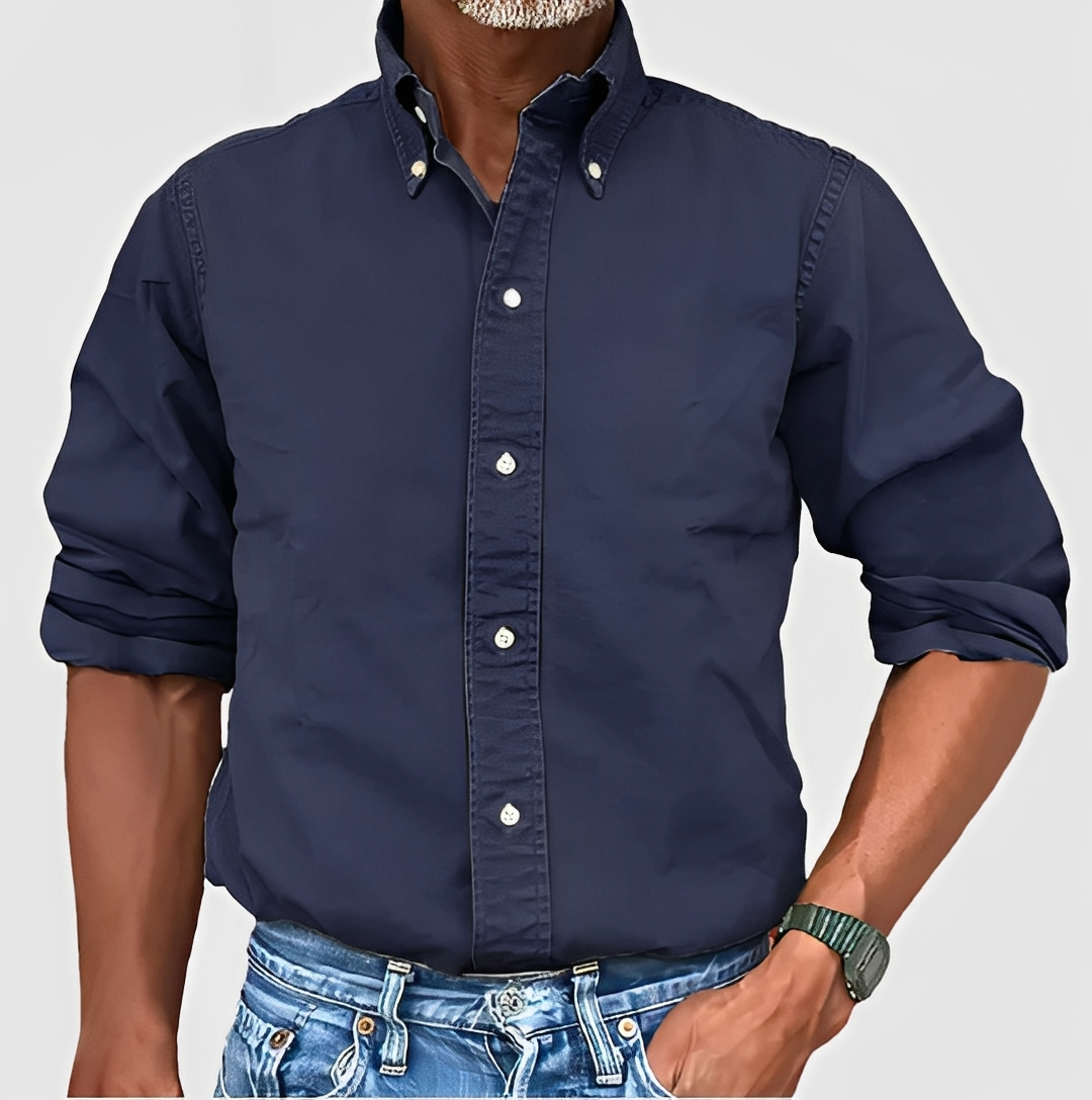 Erwan - Chemise classique homme manches longues
