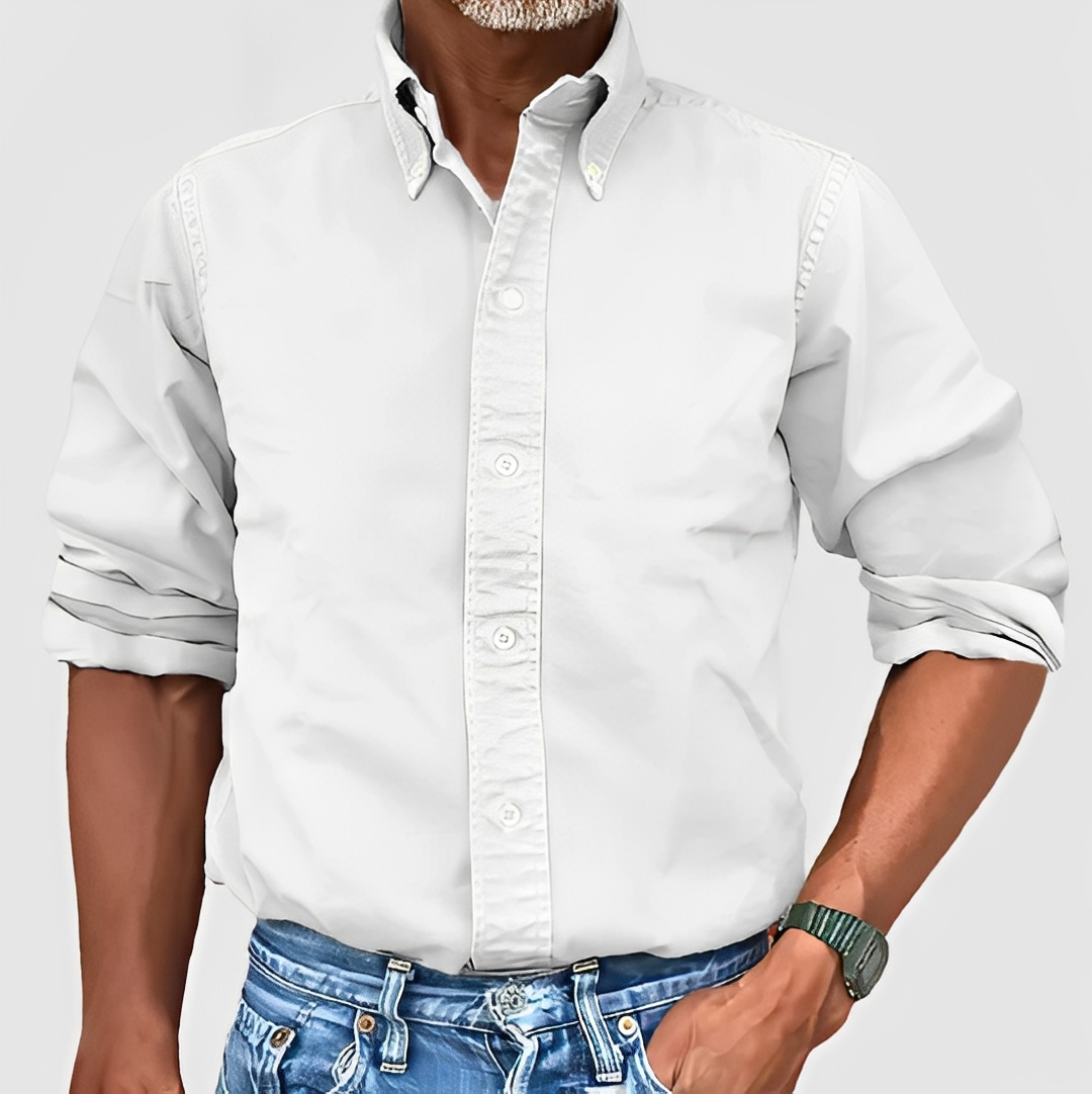 Erwan - Chemise classique homme manches longues