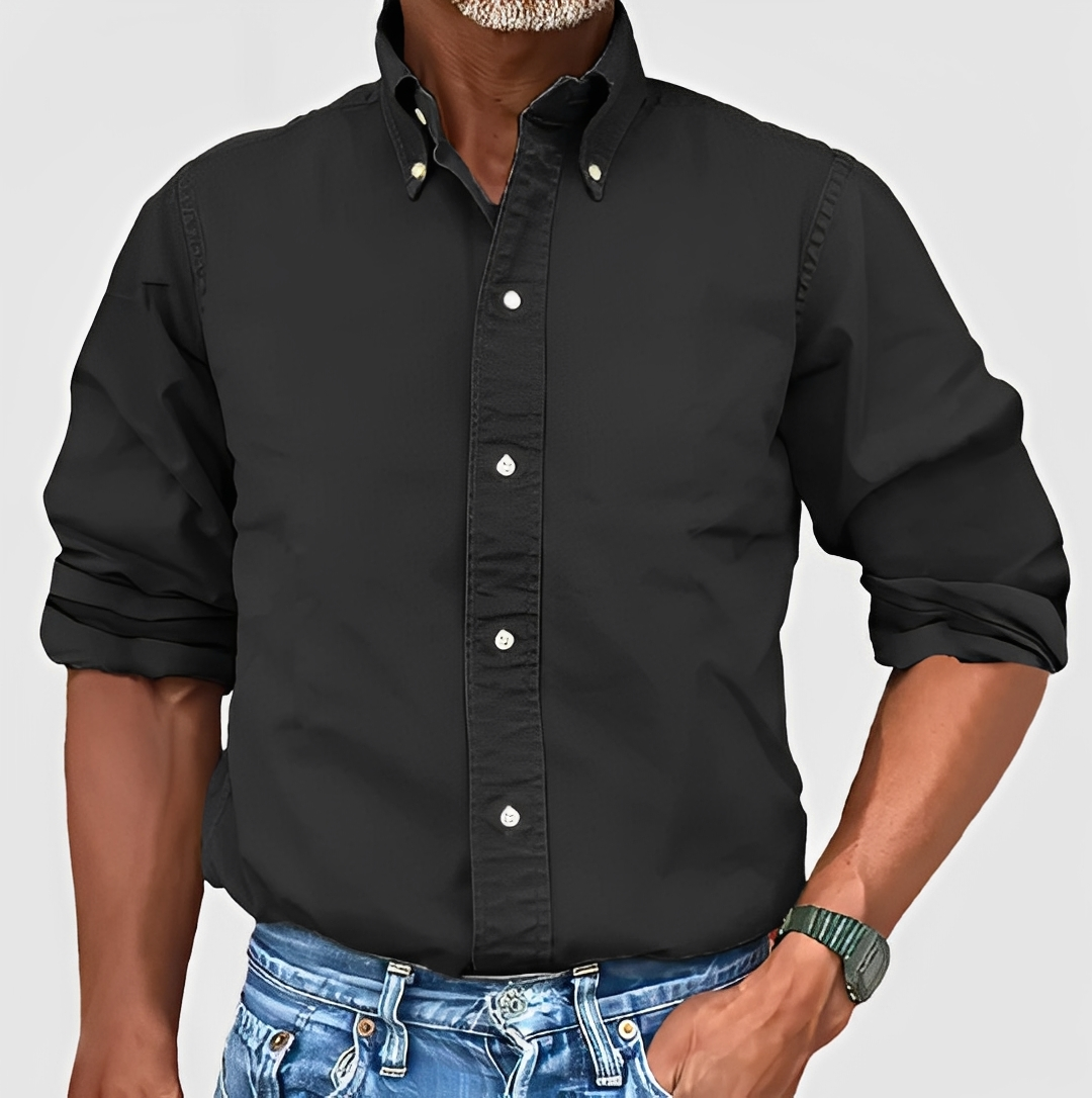 Erwan - Chemise classique homme manches longues