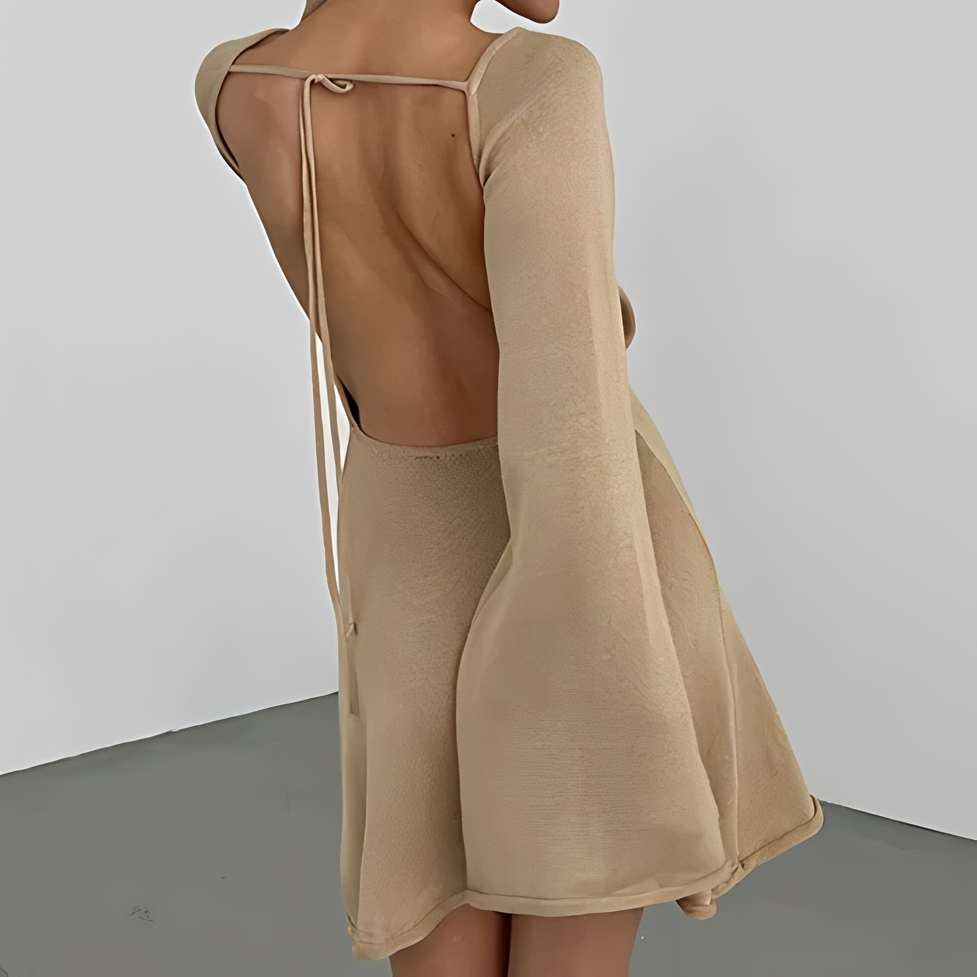 Aryana - Élégante robe d'été à manches longues pour femme