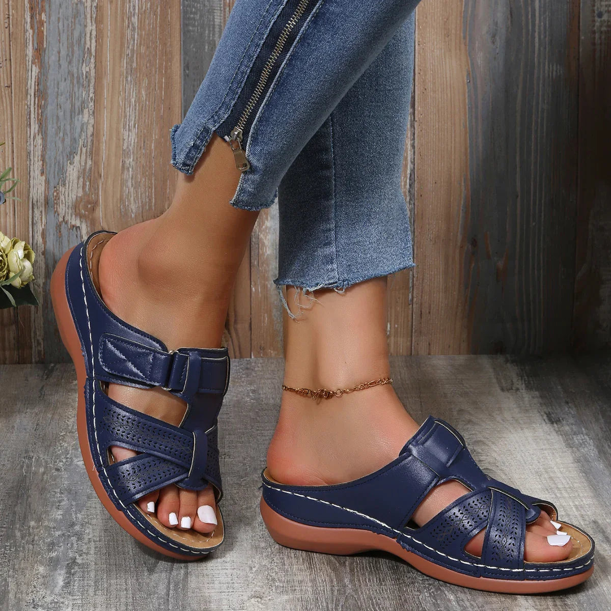 Amelia - Sandales Ouvertes pour les Loisirs