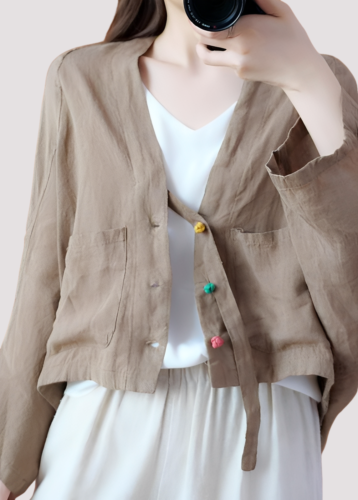 Tilly - Cardigan large et relax avec poches pour femmes