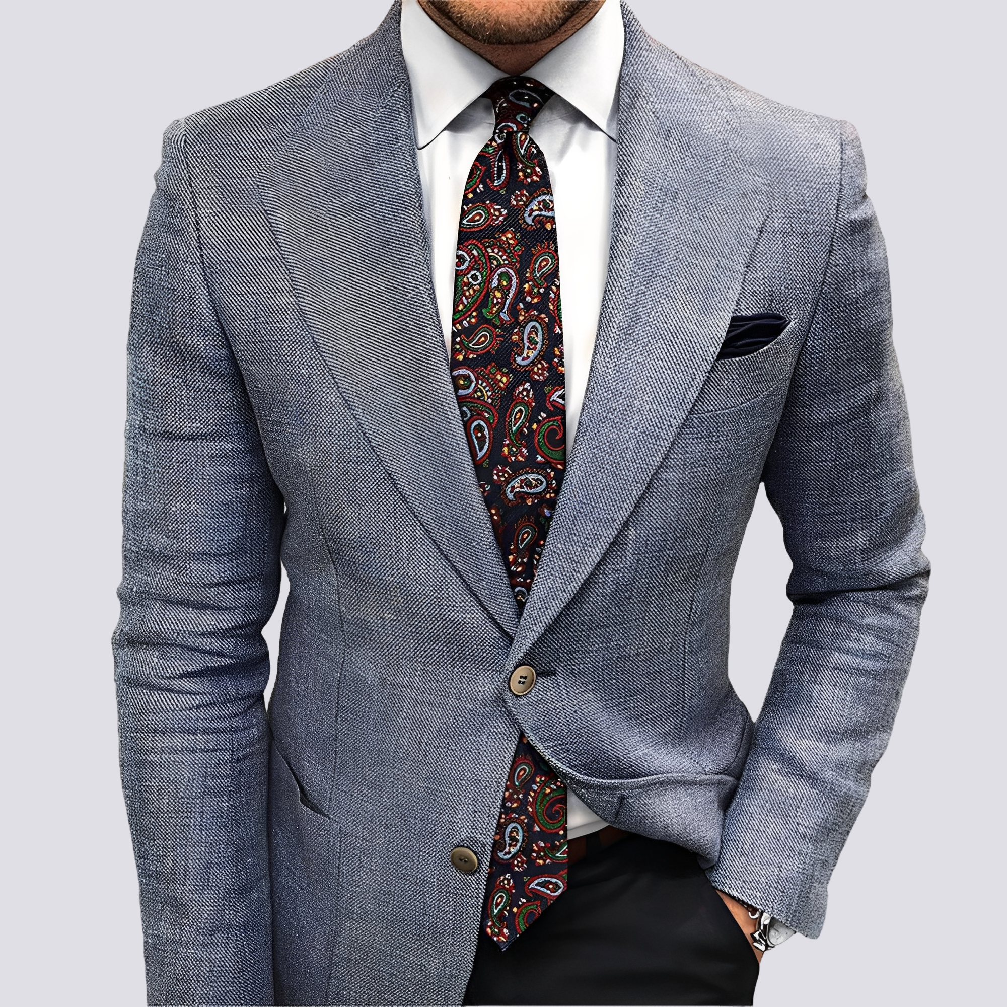 Tristan – Veste de costume homme – parfaite pour événements festifs